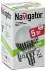 Лампа светодиодная Navigator NLL-G45-5-230-2.7k-E14 (теплый свет, 5 Вт, 230В)