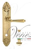 Дверная ручка Venezia на планке PL90 мод. Classic (полир. латунь) сантехническая