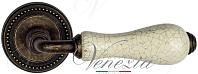 Дверная ручка Venezia мод. Colosseo D3 (ант. бронза с керамикой)