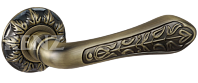 Дверная ручка RENZ мод. Плати (бронза матовая античная) DH 66-10 MAB